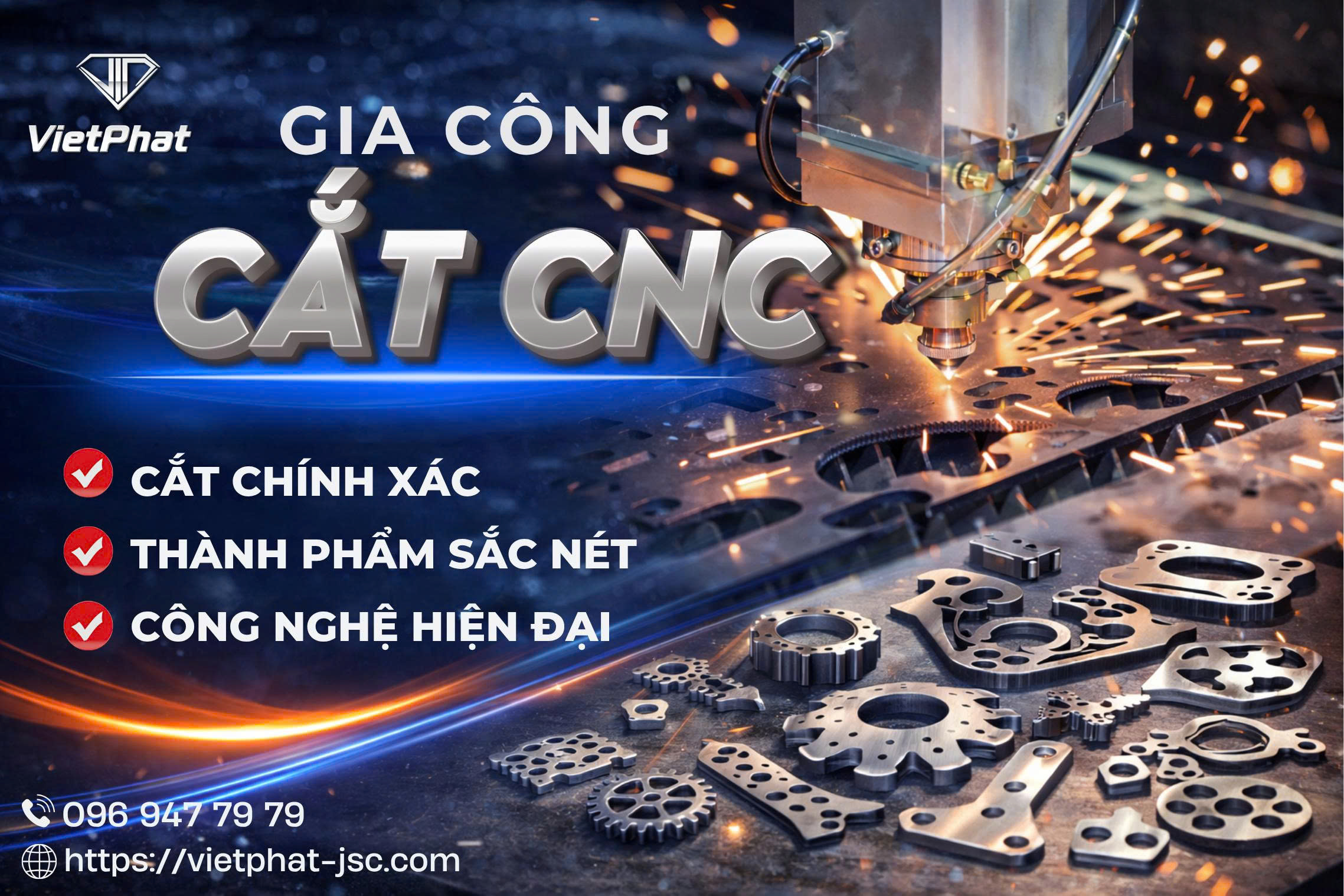 GIA CÔNG CẮT CNC CHÍNH XÁC – NHANH CHÓNG – CHUYÊN NGHIỆP