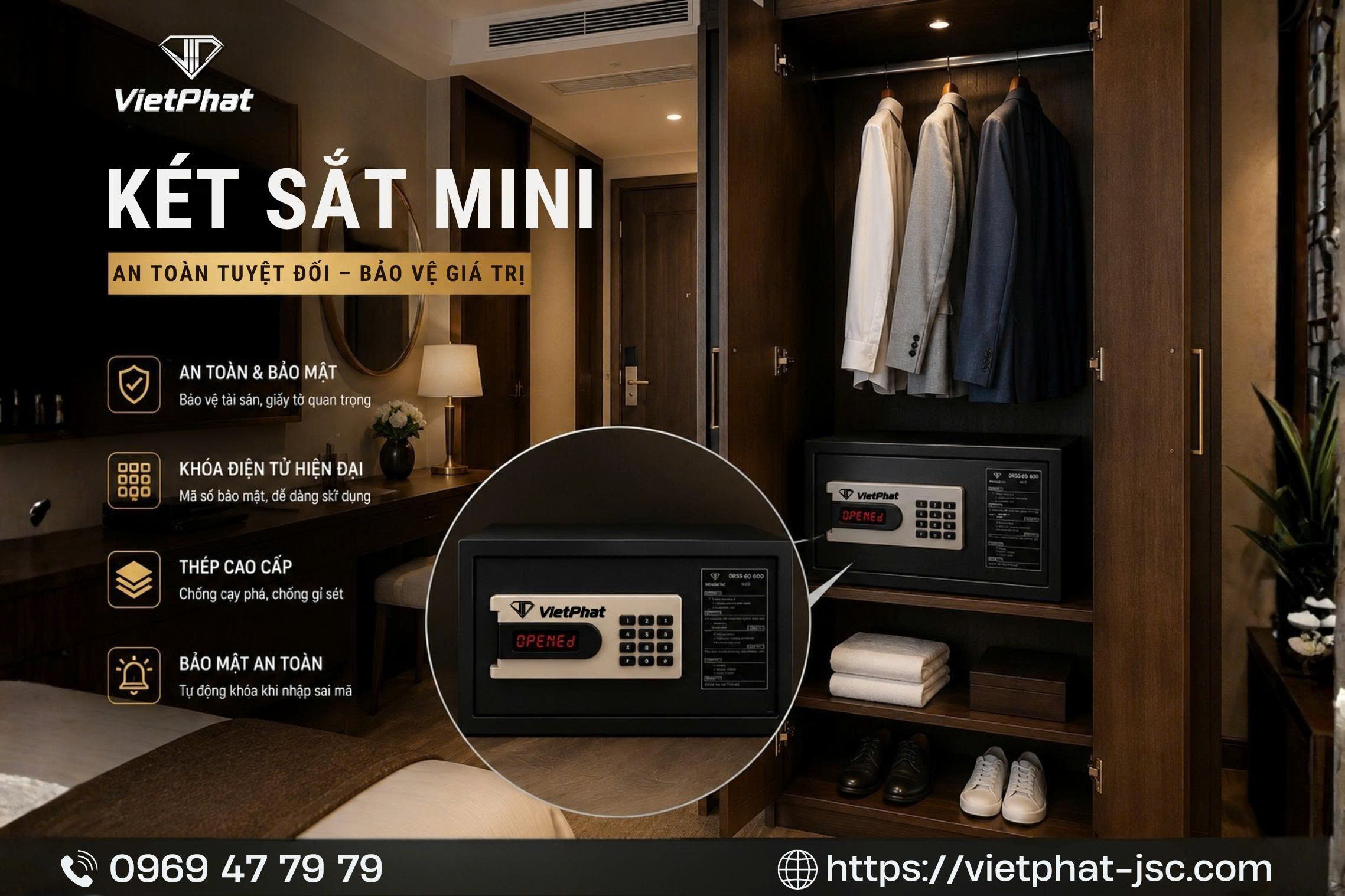VIET PHAT SAFE – ABSOLUTE SECURITY, PROTECTING YOUR VALUES